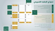 نموذج ضريبة القيمة المضافة جاهز