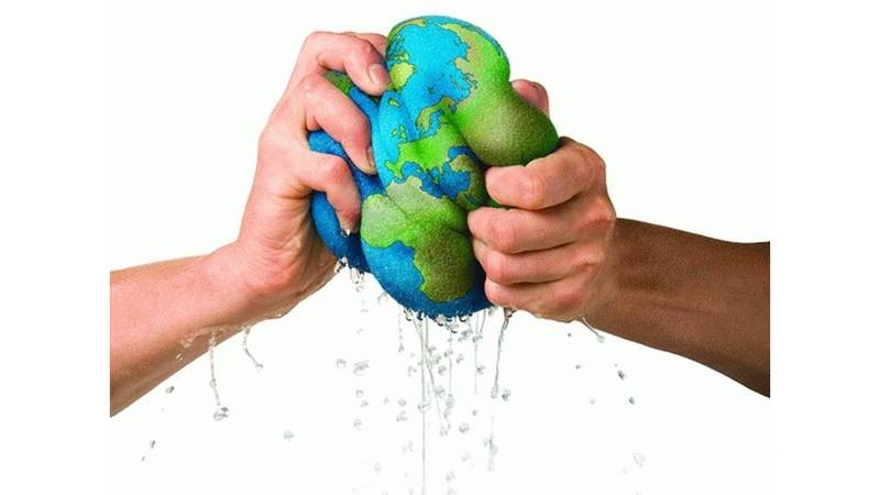 بحث عن ندرة المياه