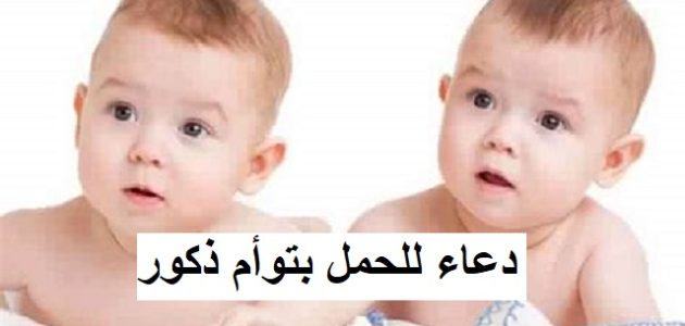 دعاء للحمل بتوأم ذكور