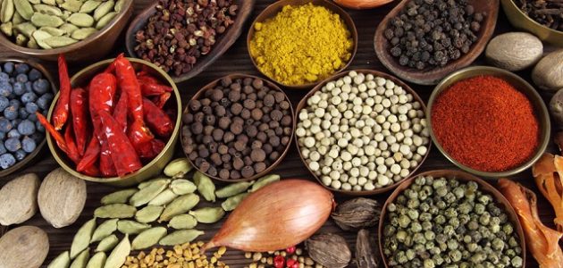مكونات البهارات الكويتية المشكلة
