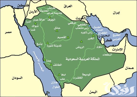 كم هي المسافة بين جدة وتبوك