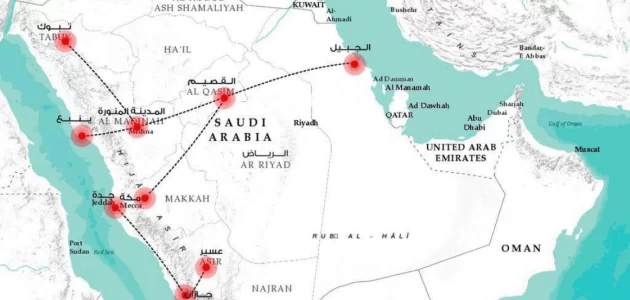 المسافة بين مكة والتنعيم