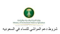 شروط دعم المواشي للنساء في السعودية
