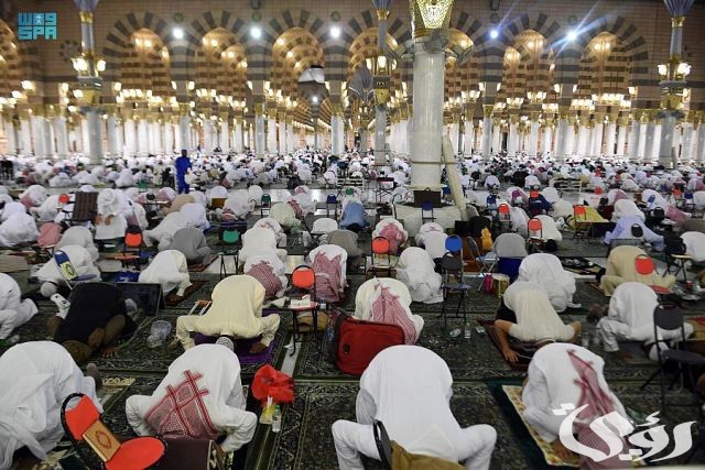 “رئاسة الحرمين” تُوضح كيفية الاستعلام عن حالة اشغال المصليات في المسجد النبوي بالعشر الأواخر