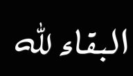 ما هو الرد على البقاء لله عظم الله اجركم