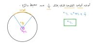 قانون مساحة الدائرة للصف السادس الابتدائي ومسائل تطبيقه