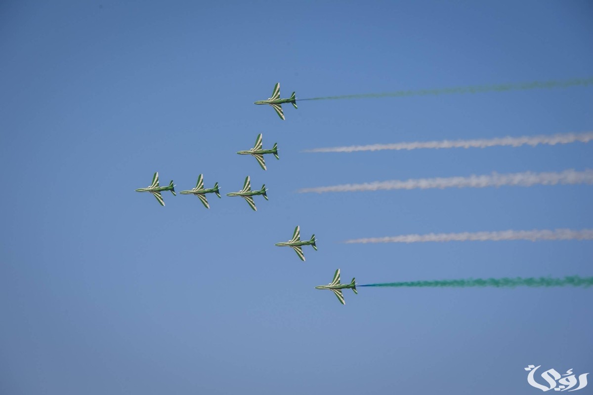 لمدة أسبوعين.. مواعيد عروض اليوم الوطني السعودي 94 العسكرية للطائرات الملكية السعودية في 17 مدينة سعودية