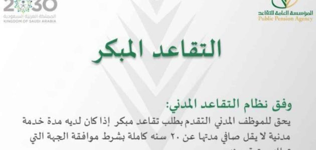موعد التقديم على التقاعد المبكر للمعلمين والمعلمات 1446