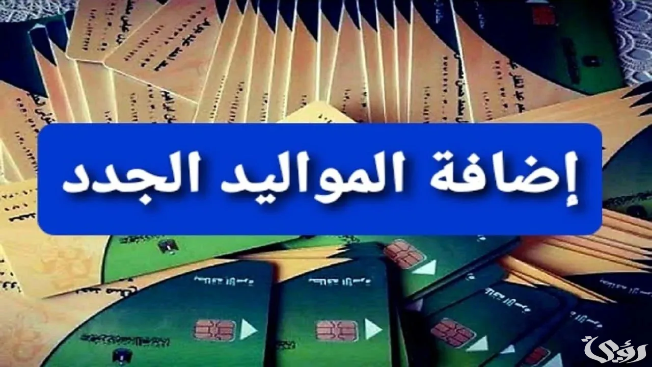 بالخطوات والشروط.. رابط إضافة المواليد الجدد على بطاقة التموين 2025 إلكترونيًا والأوراق المطلوبة