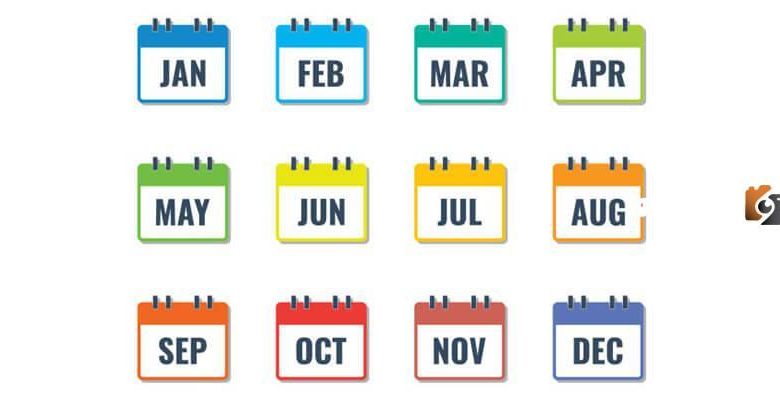 اكتشف أسماء الشهور الميلادية بالإنجليزي والعربي: دليل شامل للمستخدمين 1 اكتشف أسماء الشهور الميلادية بالإنجليزي والعربي: دليل شامل للمستخدمين