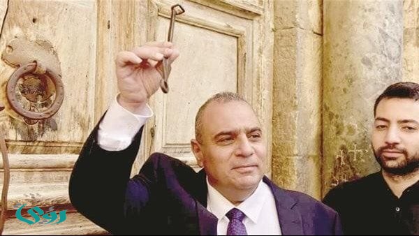أمين مفتاح كنيسة القيامة: فتح الأماكن المقدسة يعيد الطمأنينة وبهجة العيد