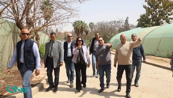 وزيرة التنمية المحلية والبيئة تتفقد المشتل المركزي للوزارة بالقاهرة الجديدة